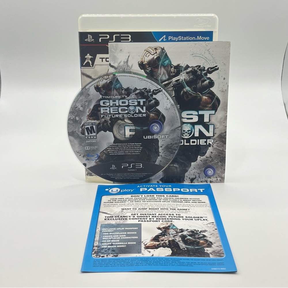 Ghost Recon Future Soldier (Sony PlayStation 3(PS3), 2012)Tested - Working - CIB